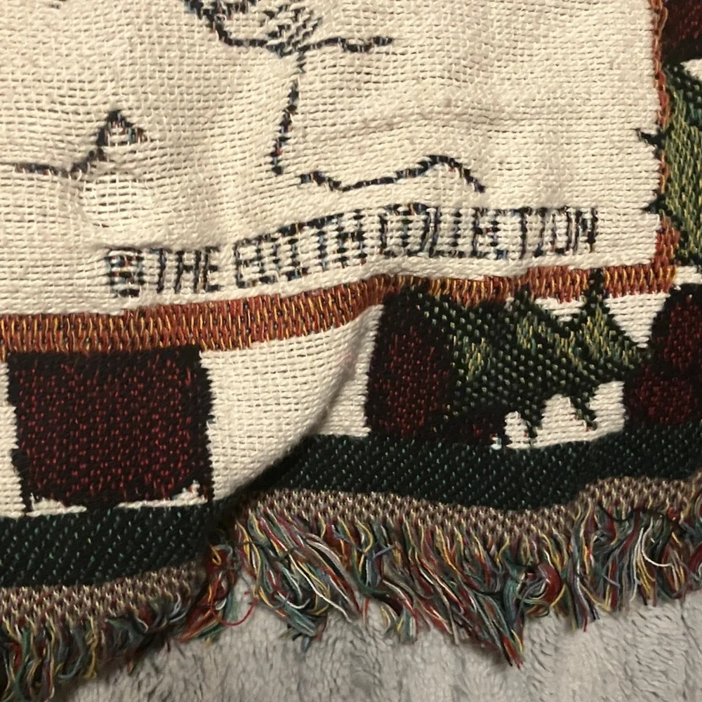 Festive Snowman Tapestry Blanket‎ 42”x64”